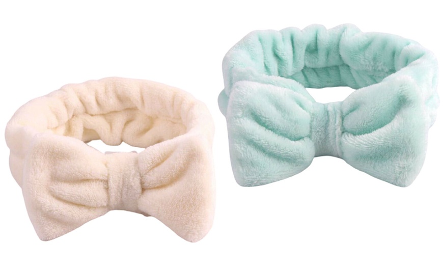 Image 7: Bow Plush Headband