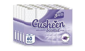 60 Cusheen Lavender Toilet Rolls