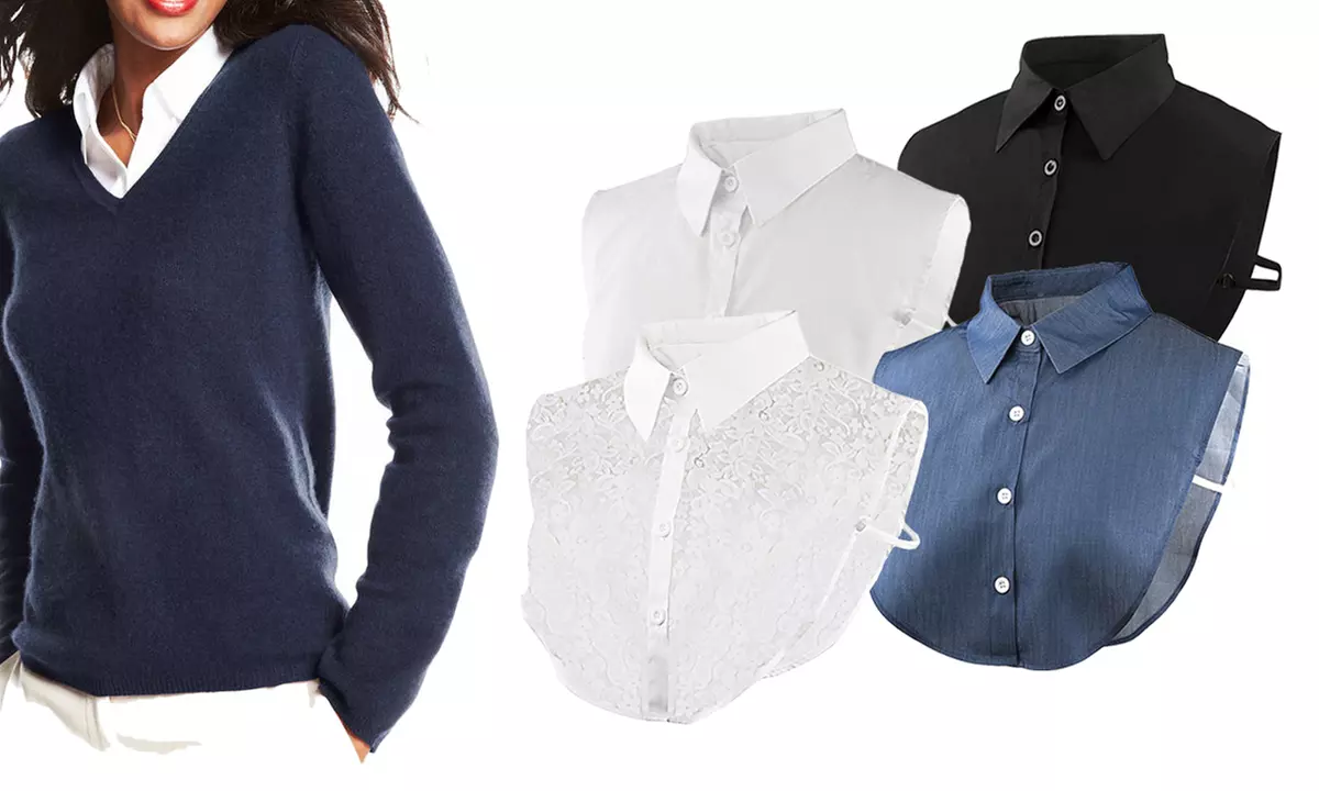 1x, 2x oder 3x Kragen für Damen in der Farbe nach Wahl, inkl. Versand - Primary Image