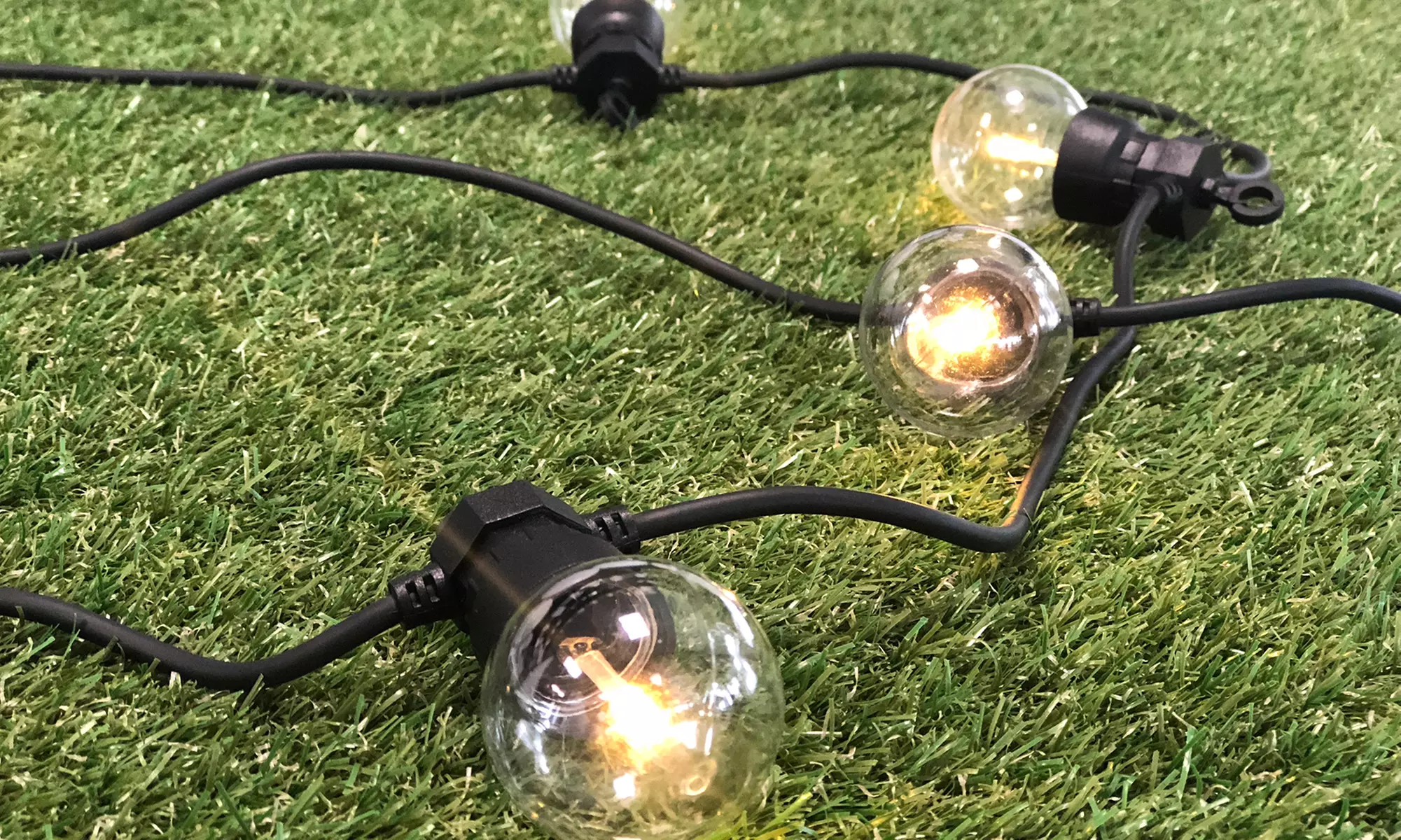 Guirlande 20 globes de jardin à LED