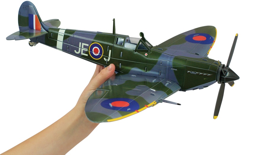 Image 1: Spitfire 3D Build-It Puzzle