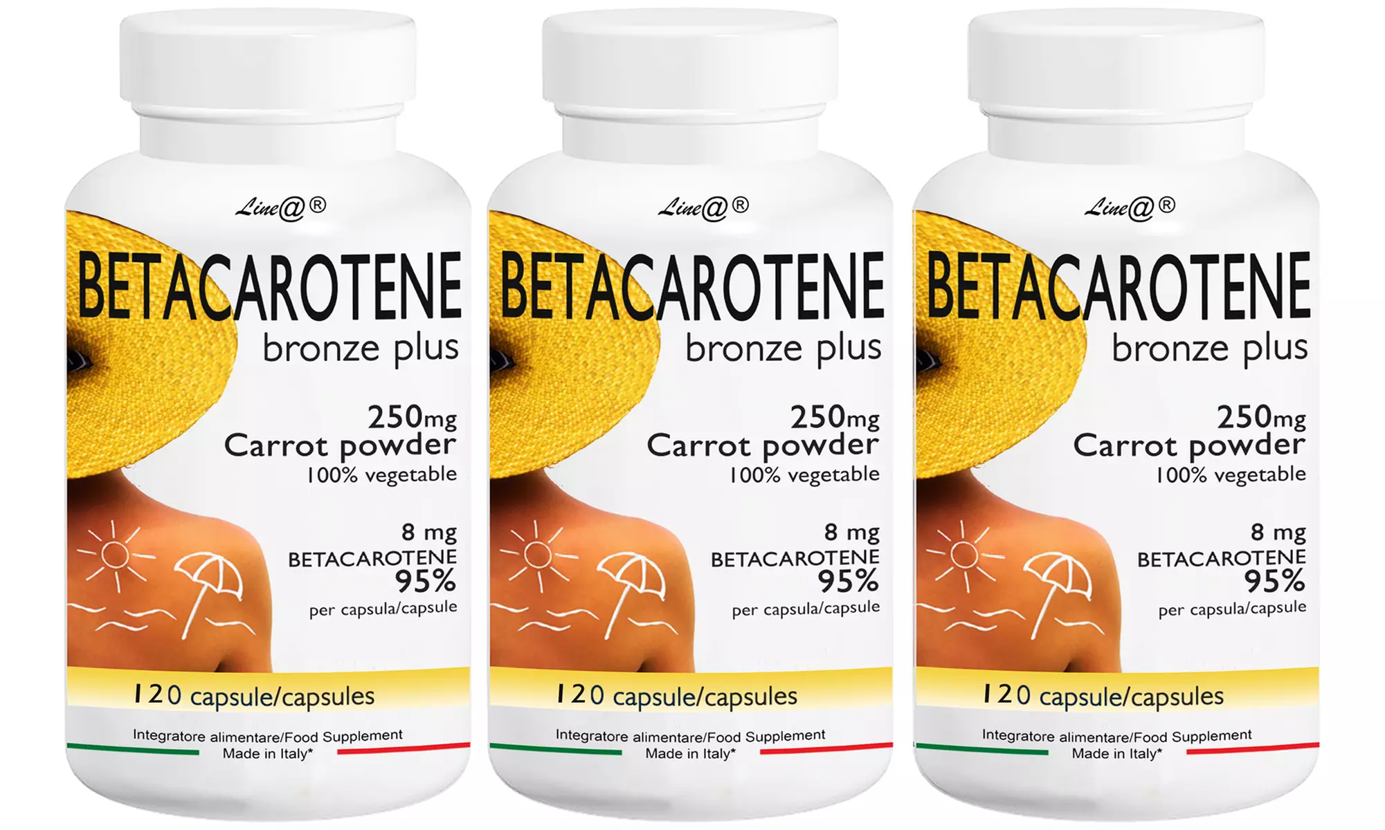 Fino a 360 capsule di Betacarotene Line@ per attivare e prolungare l'abbronzatura contrastando gli eritemi - Image 7
