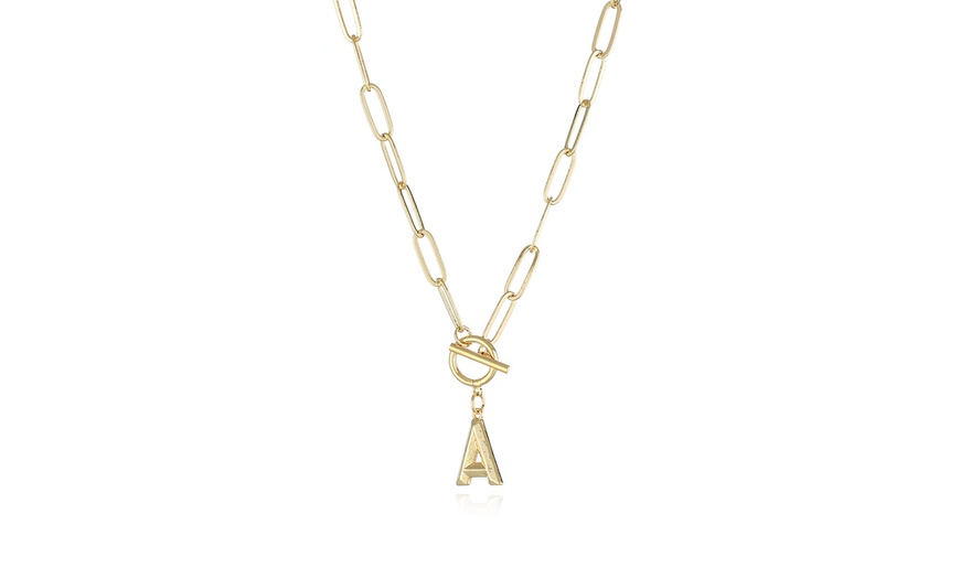 Image 2: Collier avec pendentif initiale