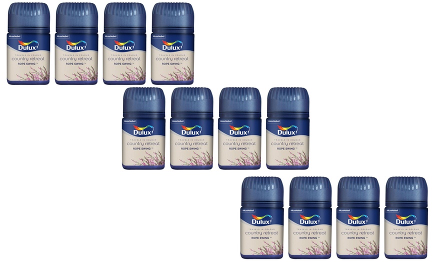 Image 4: 12 Dulux Paint Colour Testers Set