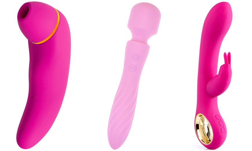 Image 6: Sextoy - Juguete sexual: Set de 1 estimulador y 2 vibradores de Hugbox