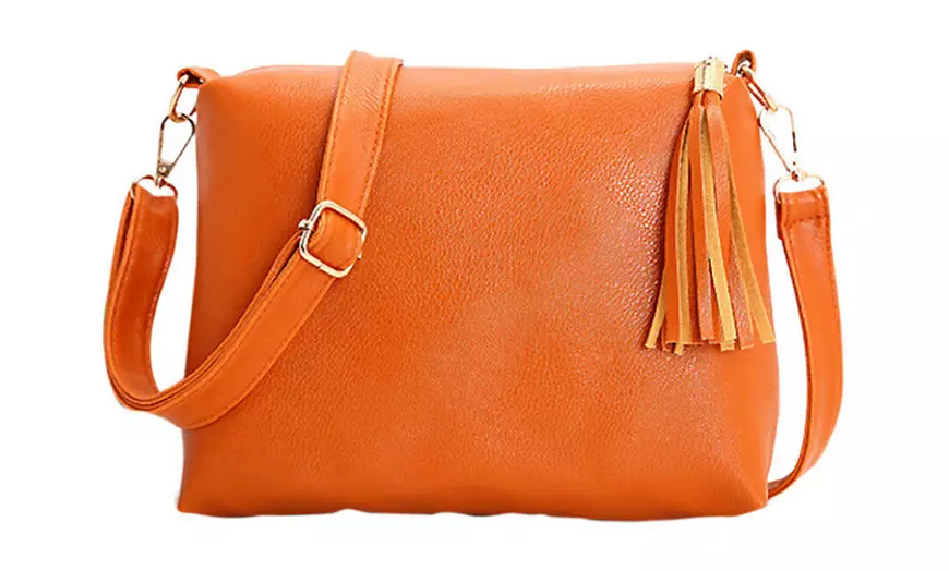 Image 6: Sac besace femme en cuir PU