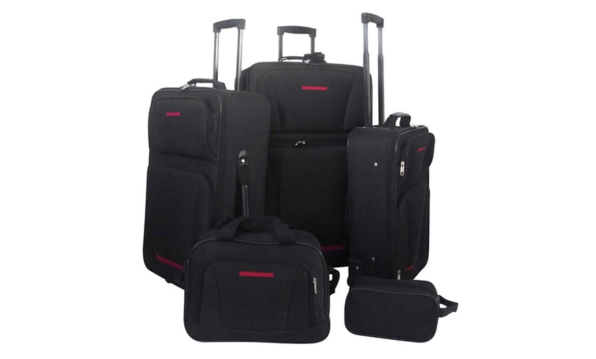 Image 6: 5-Piece Travel Luggage Set