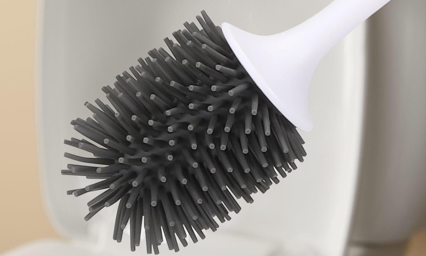 Image 7: Silicone Toilet Brush Set