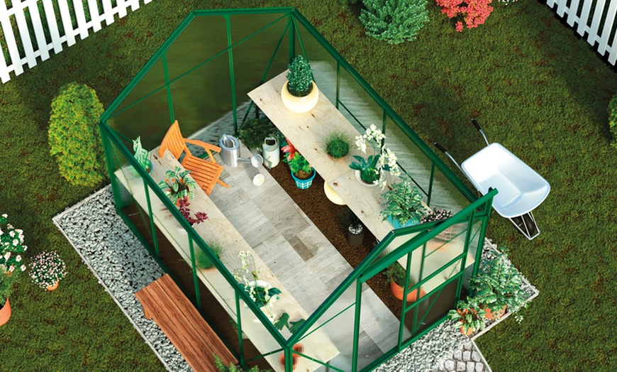 Image 4: Garden Grow Aluminium Frame Greenhouse