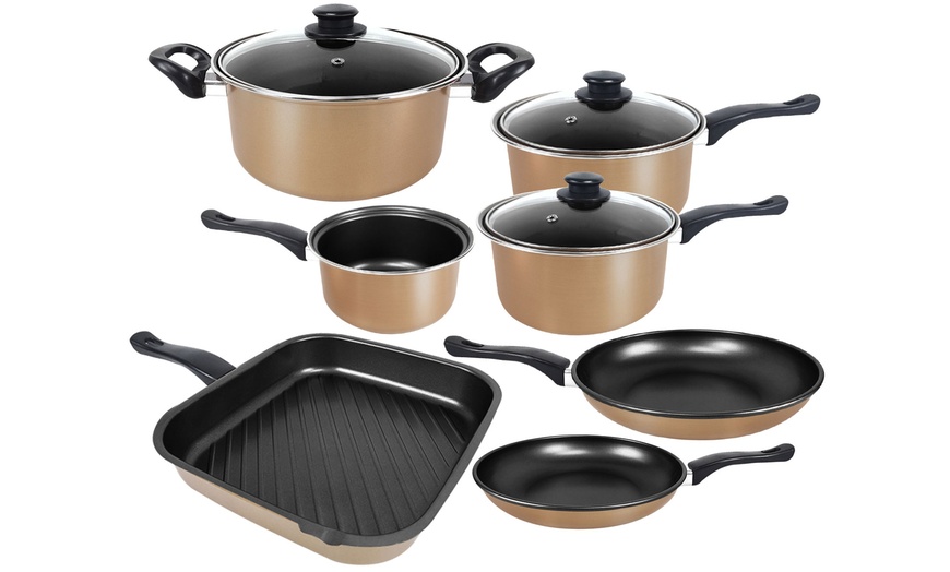 Image 2: 10-Piece Cookware Pan Set