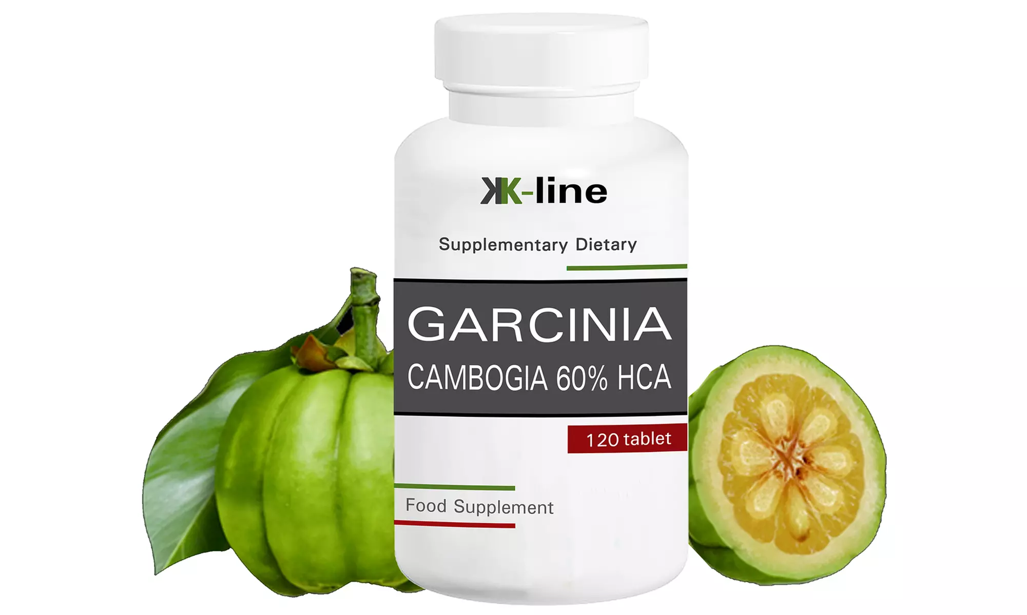 Hasta 720 cápsulas de suplemento alimenticio Garcinia K-Line - Primary Image