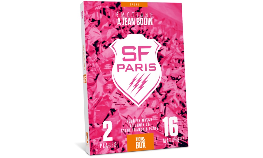 Image 1: 2 places pour un match du Stade Français Paris à domicile