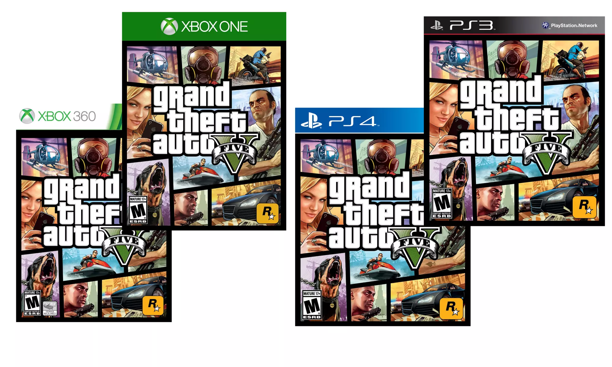 Grand Theft Auto V for PS3, PS4, Xbox 360, or Xbox One from $28.99–$39.99 (Pre-Owned) - Primary Image