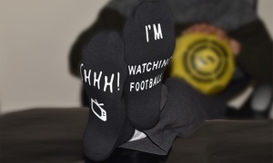 Shhh I'm Watching Football Socks