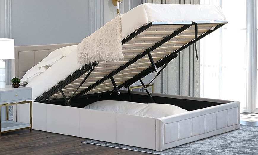 Image 15: Ottoman Bed Range with Optional Mattress