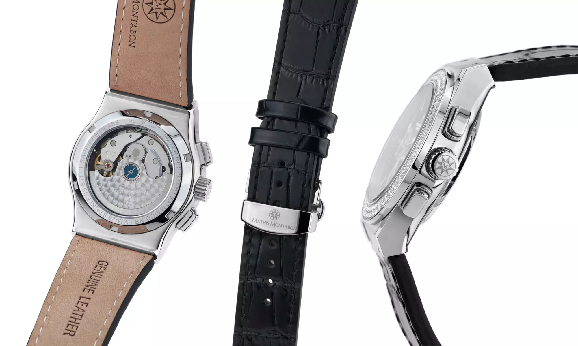 Mathis Montabon Noblesse Damen-Armbanduhr in Schwarz - Second Medium