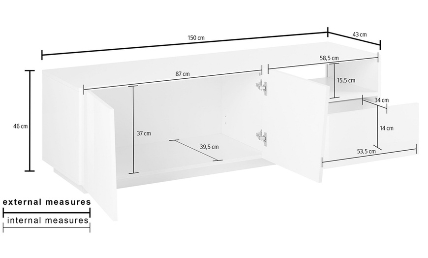 Image 13: Mobile porta TV VEGA 