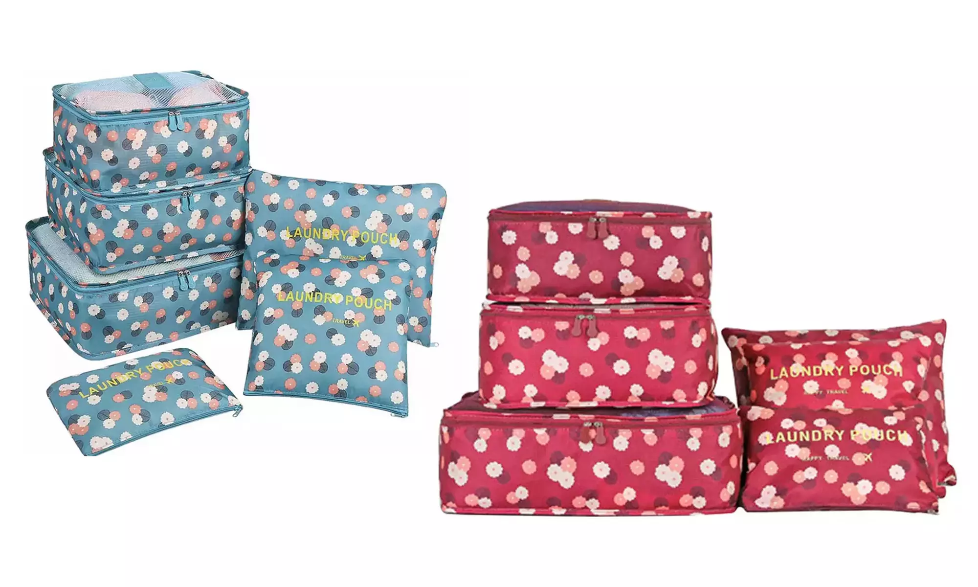 1x oder 2x 6er-Set Gepäck-Organizer