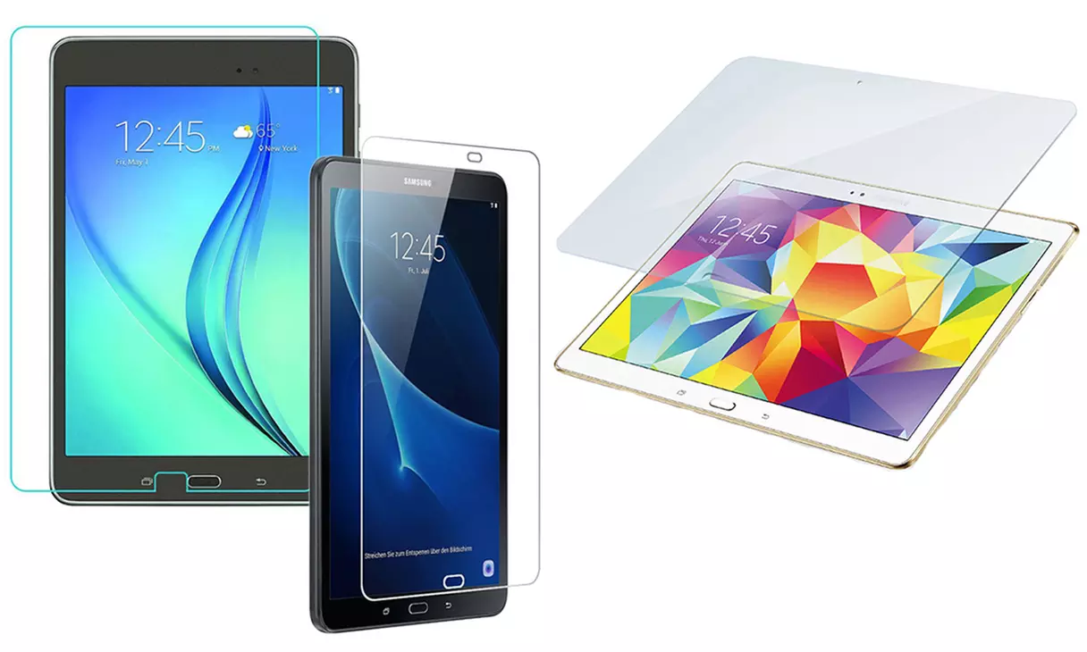 Protecteur d'écran en verre trempé pour tablette, compatibilité au choix - Primary Image