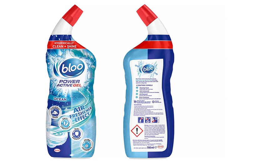 Image 2: 5 or 10 bottles of Bloo Power Active Gel Toilet Cleaner 700 ml