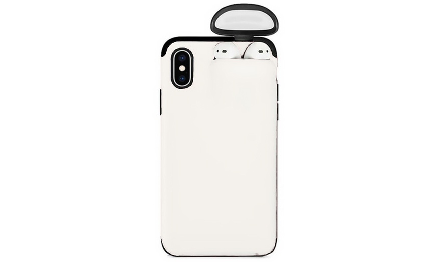 Image 5: Phone Case with AirPods Holder