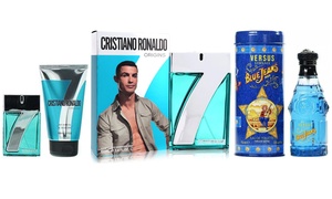 Cristiano Ronaldo Cr7 Origins Set EDT, SG and Versace Blue Jeans EDT