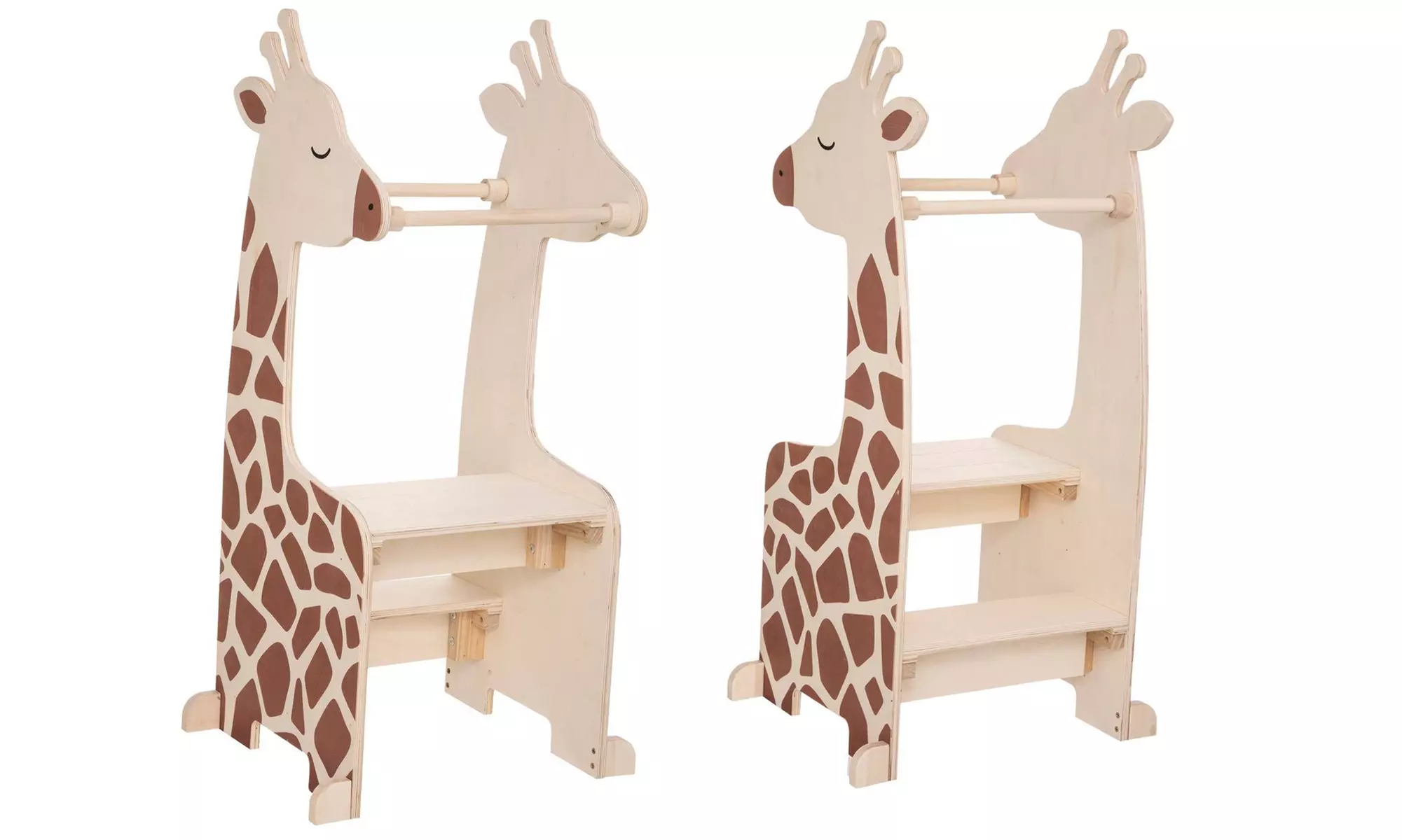 Tour d'observation en forme de girafe en pin 40 x 40 x 100 cm - Primary Image