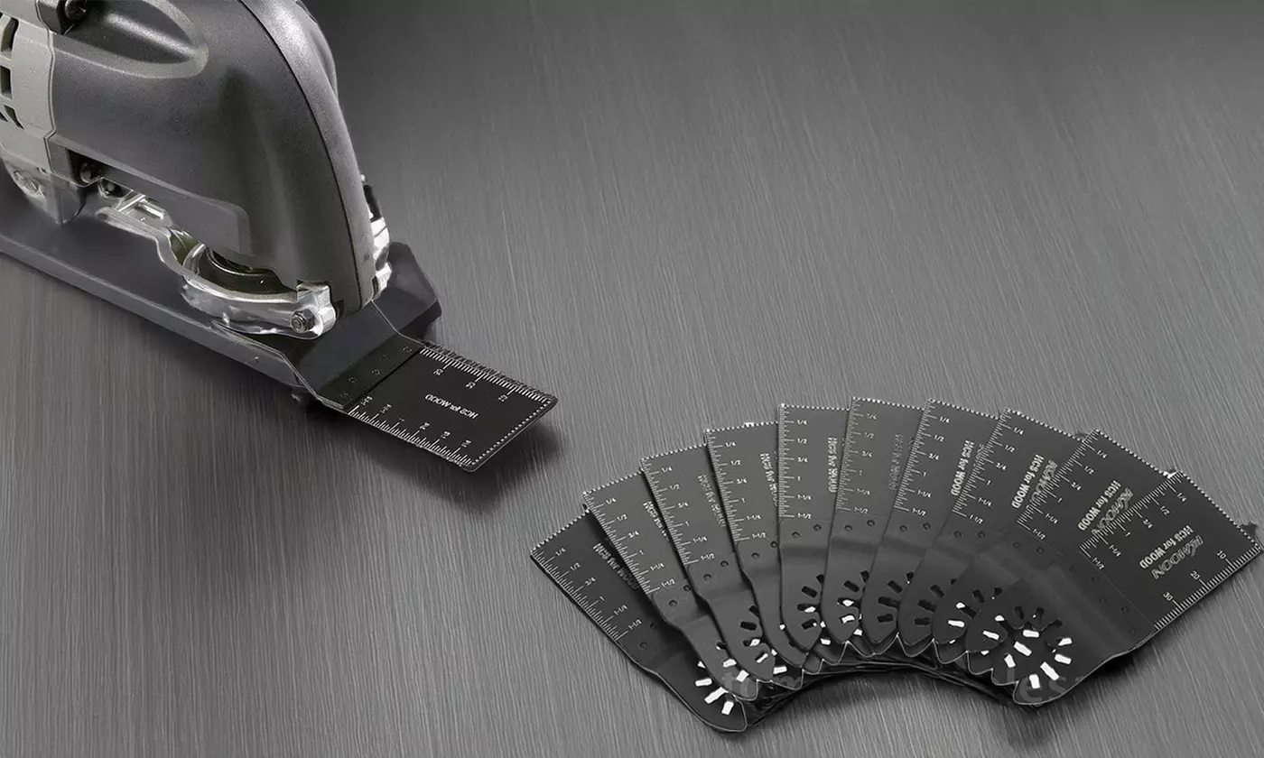 10Pcs 34mm Oscillating Multi Tool Saw Blade High Carbon Steel Saw Blade