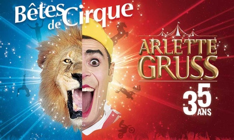 1 place pour la Tournée Nord 2020 Arlette Gruss avec dates, catégories et lieux au choix dès 10 €