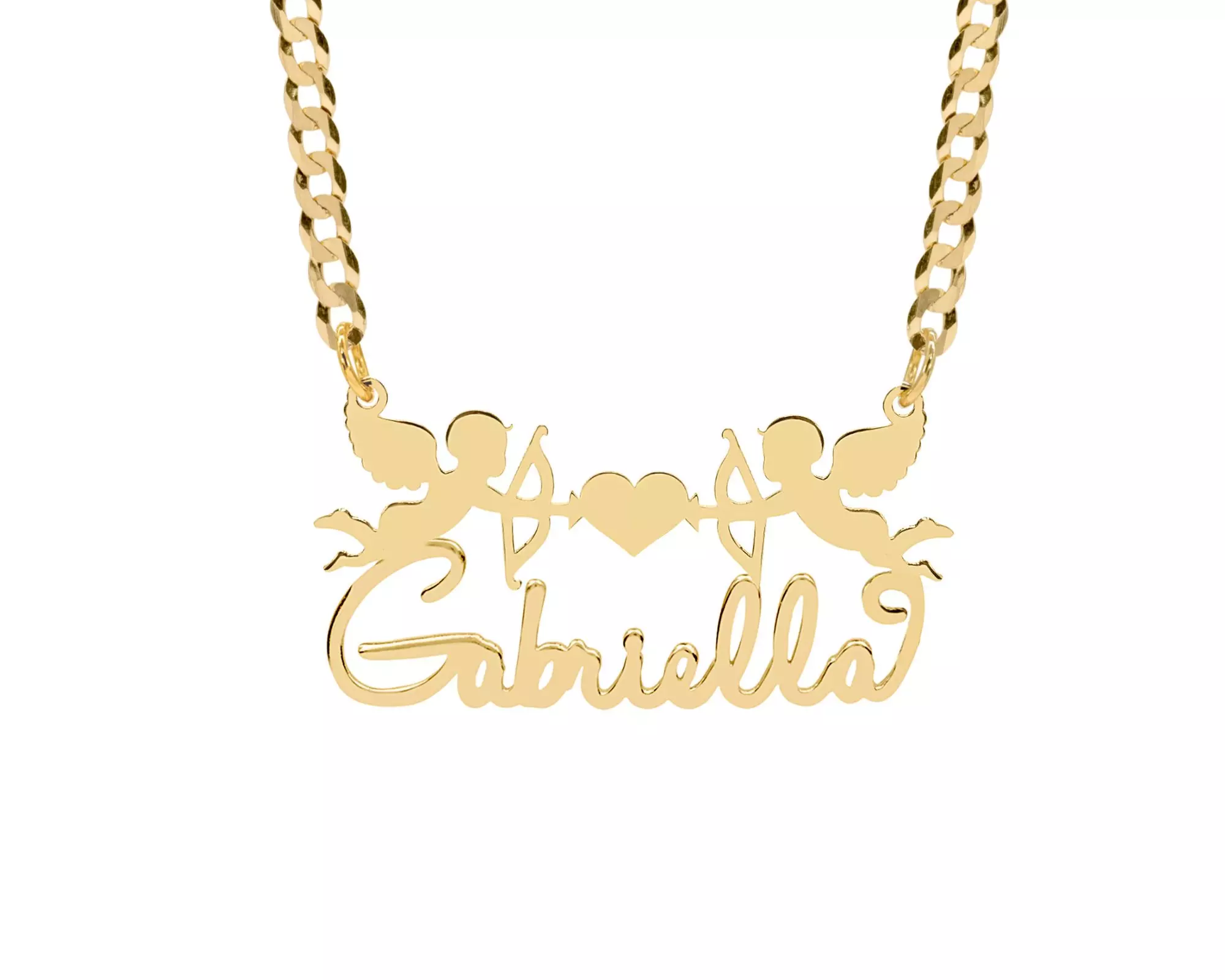 Script or Cupid Name Necklace from MonogramHub