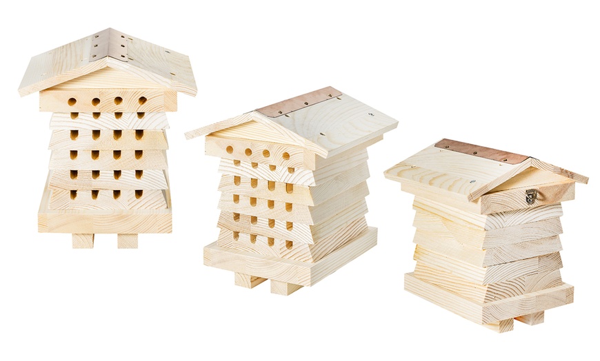 Image 3: Wooden Bee House