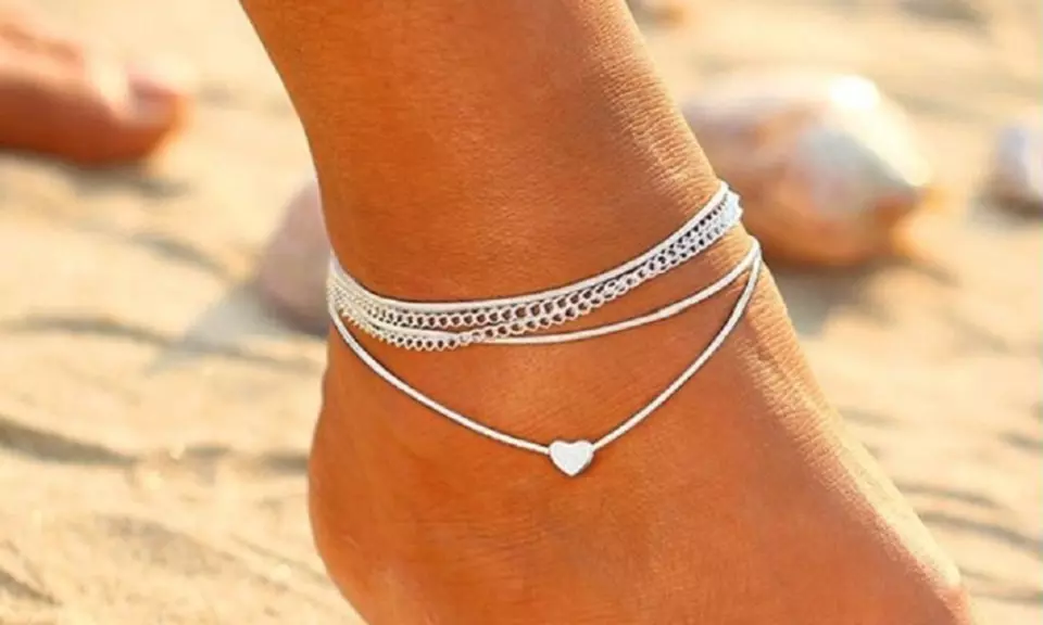 1 ou 2 chevillères multi-chaîne pour femme - Primary Image