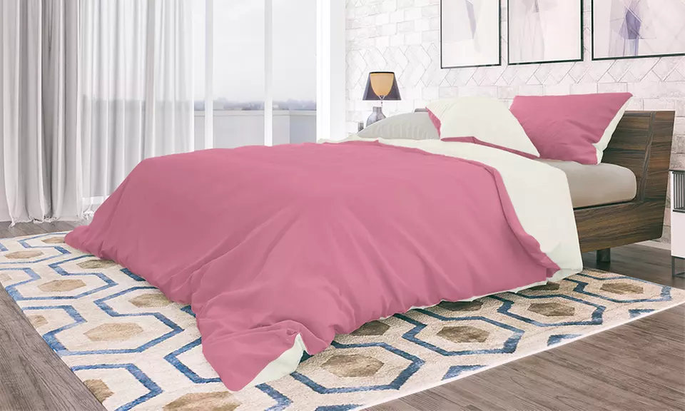 Set copripiumino e federe in microfibra con lenzuolo sotto