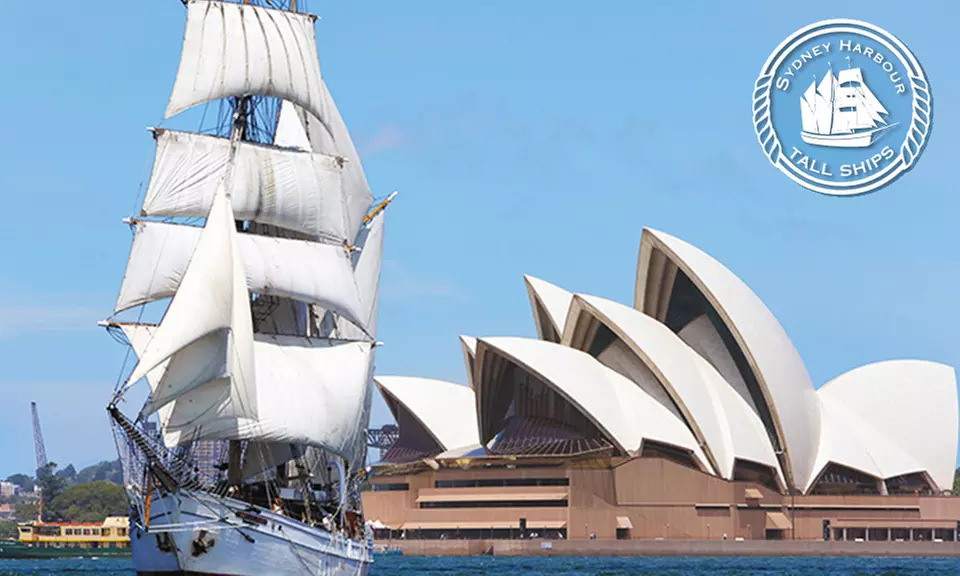 Sydney Harbour Escape: Overnight Tall Ship Cruise, with Meals, Drinks in a Secret Harbour Spot with Iconic Views! - Primary Image