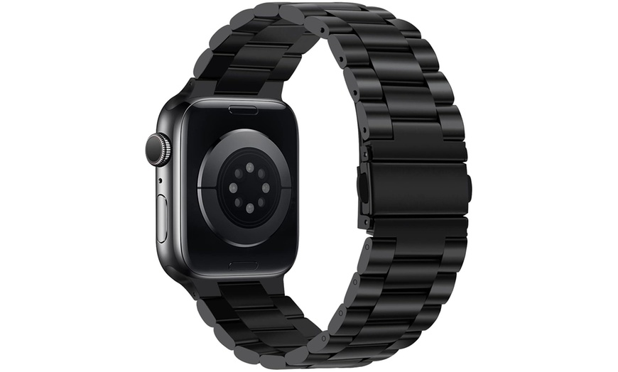 Image 4: 1x oder 2x Edelstahl-Armband für Apple Watch