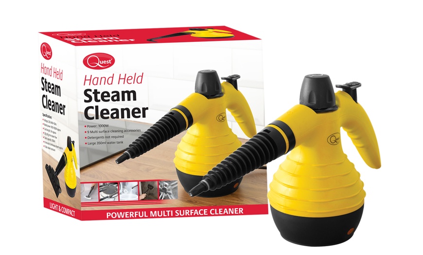 Image 1: Quest Hand-Held Steam Cleaner