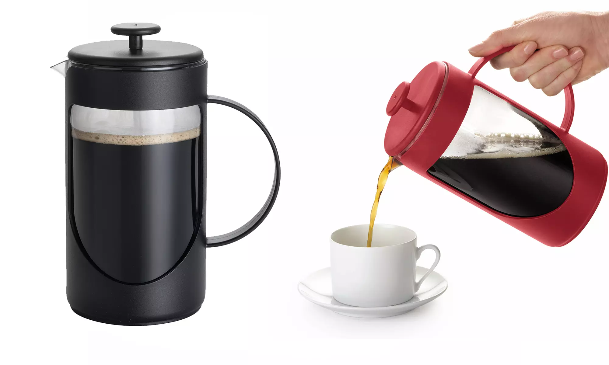 BonJour Ami-Matin Coffee Unbreakable Plastic French Press - Primary Image