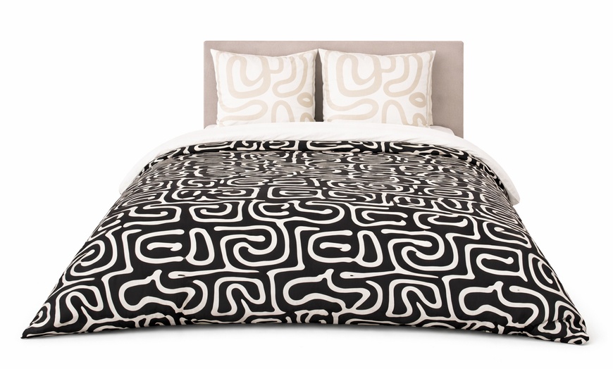 Image 14: Set di biancheria da letto reversibile in 100% cotone