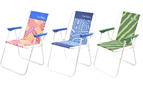 Sedia pieghevole Aries Pierre Cardin, disponibile in 5 fantasie