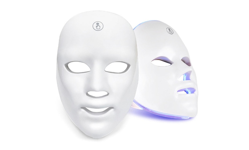 Image 3: LED Rejuvenation Light Therapy Facial Mask