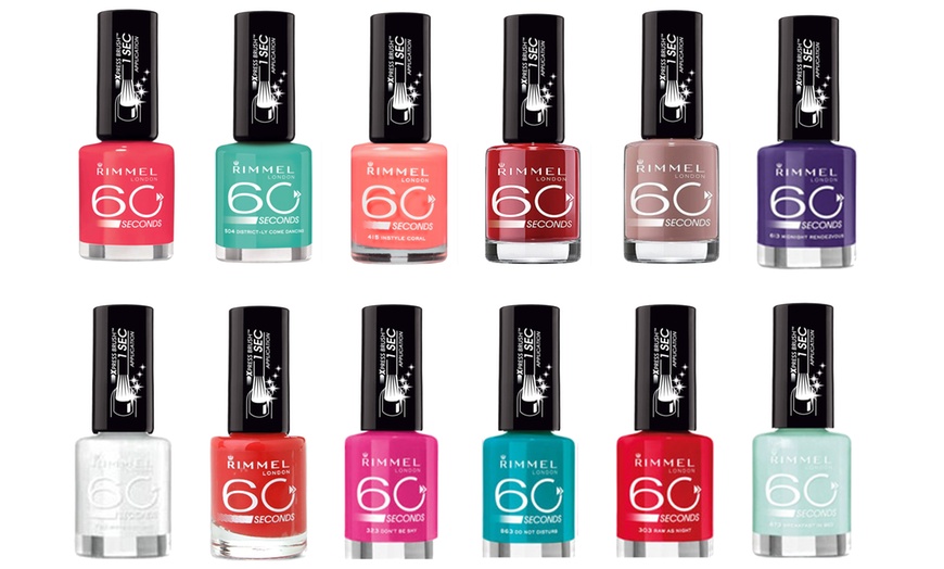 Image 1: Rimmel Nail Polishes