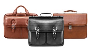 McKlein Pebble Grain Leather Briefcases