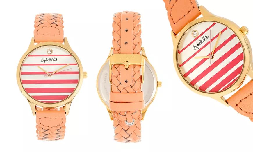 Image 4: Reloj hecho con cristales de Swarovski®, de Sophie & Freda