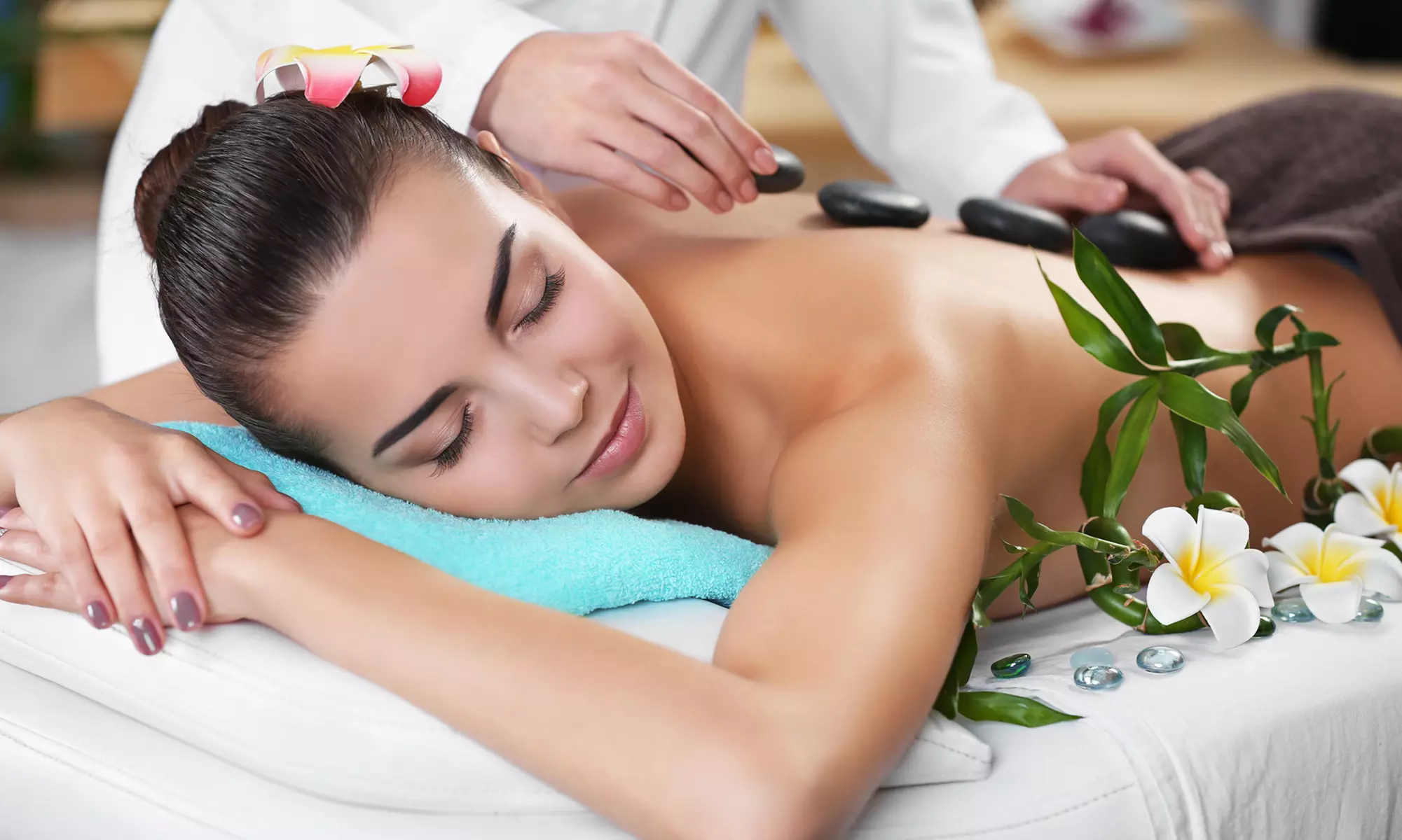 Set de 4 pierres de massage - Primary Image