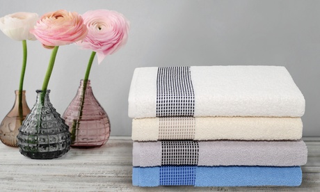 Set di 2 o 10 asciugamani Kate Italian Bed Linen disponibili in vari fantasie e colori