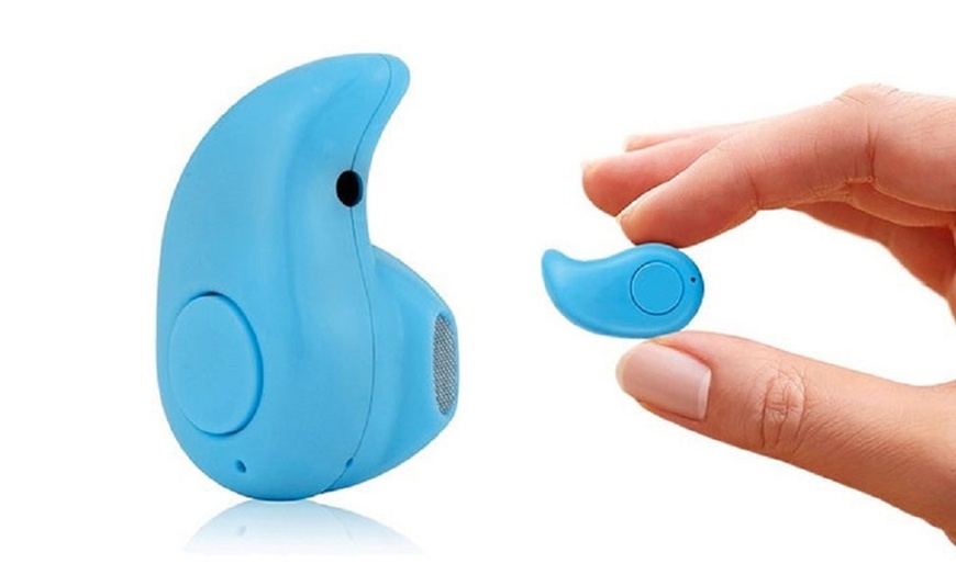 Image 7: Ultra-Mini Wireless Bluetooth Headset for Smartphones and iPhones