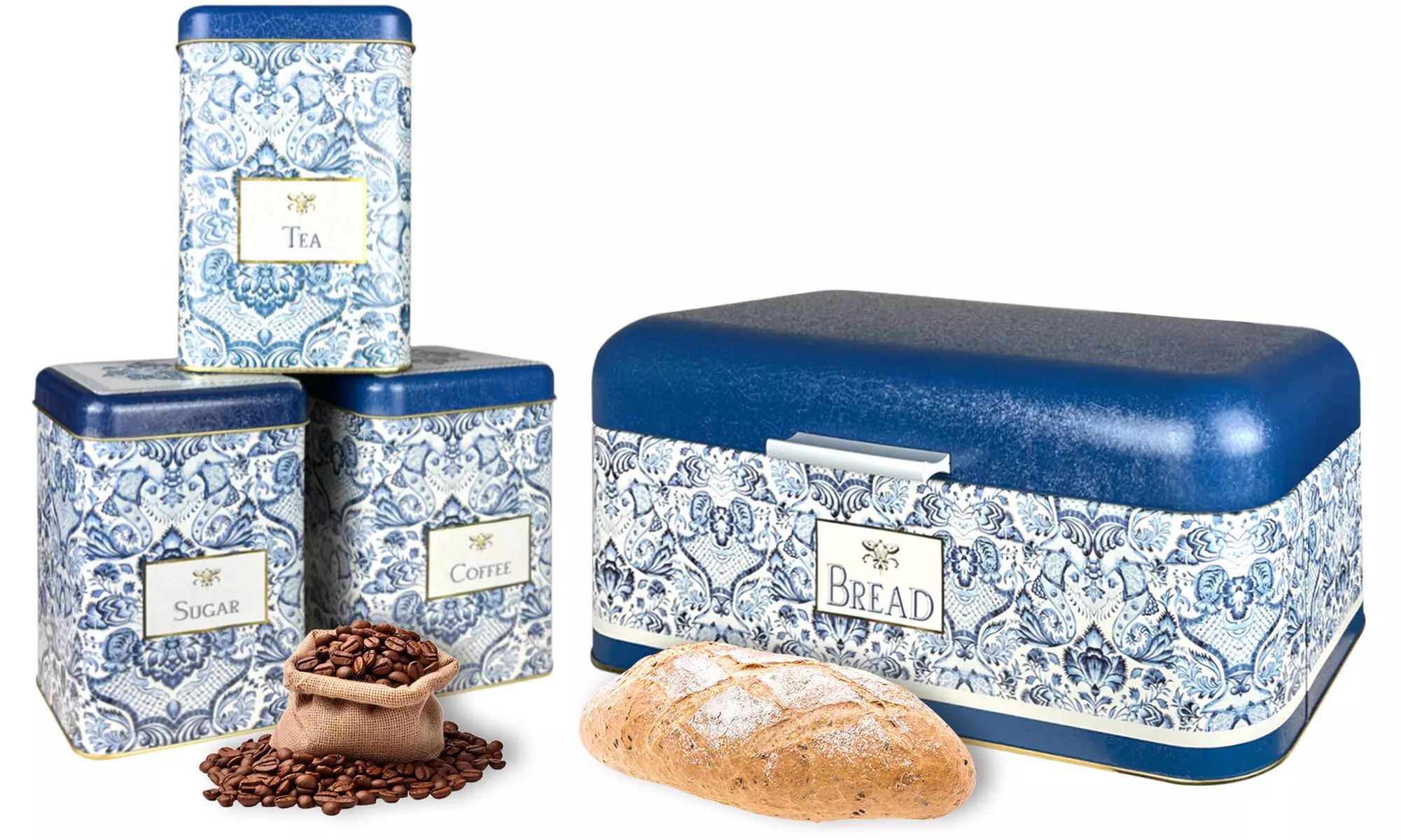 4er-Set Küchen-Aufbewahrungsdosen