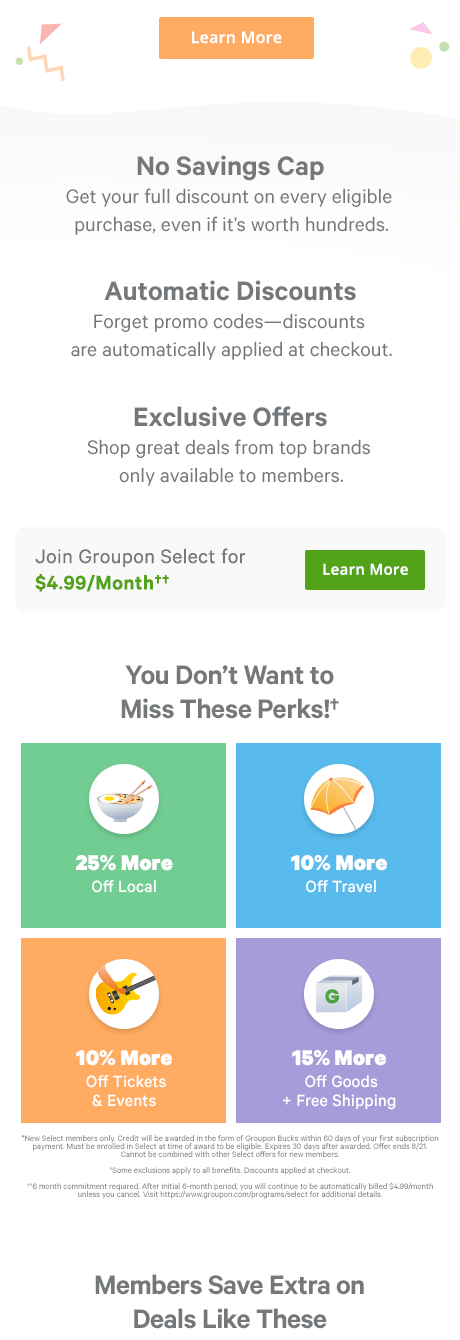 Join Groupon Select