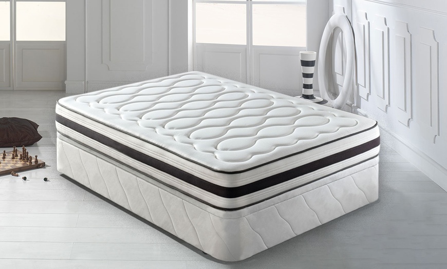 Image 1: Memory Foam Bamboo Mattress