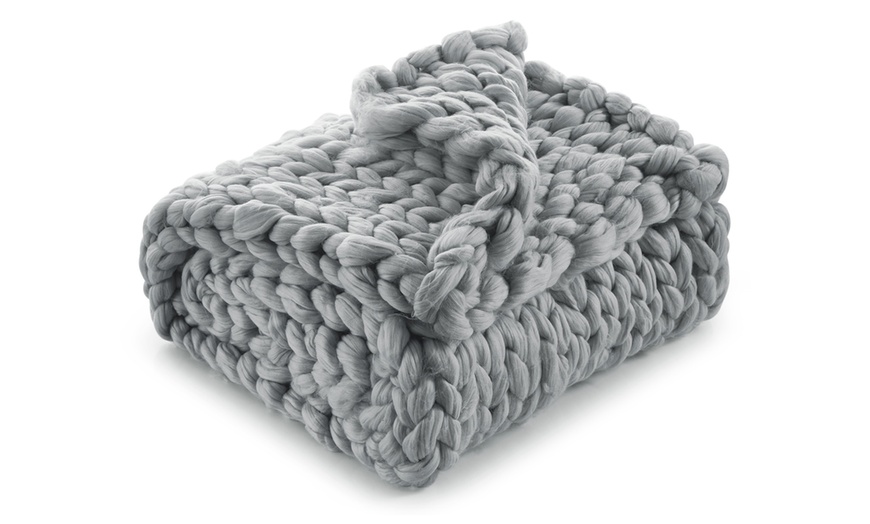 Groupon chunky outlet knit blanket